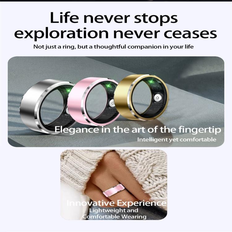 R5 SIZE 10 Smart Ring, Support Health Monitoring / Multiple Sports Modes(Pink) - free shipping - PMC TechLife - Order now!