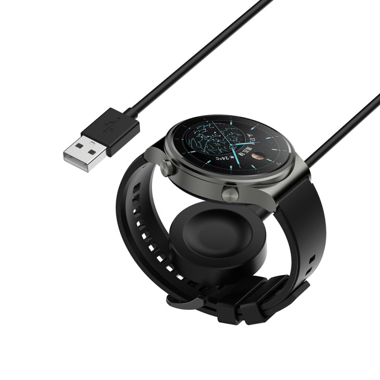 For Huawei Watch GT5 Pro 42mm USB Interface Split Type Smart Watch Charging Cable, Length: 1m(Black) - Charger by PMC TechLife | Online Shopping South Africa | PMC TechLife | Buy Now Pay Later Mobicred