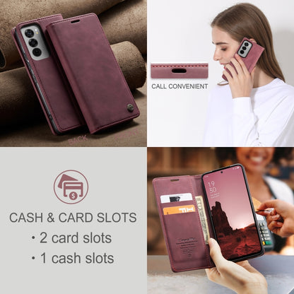 For OPPO Reno12 5G Global CaseMe 013 Multifunctional Horizontal Flip Leather Phone Case(Red) - Reno12 Cases by CaseMe | Online Shopping South Africa | PMC Jewellery | Buy Now Pay Later Mobicred