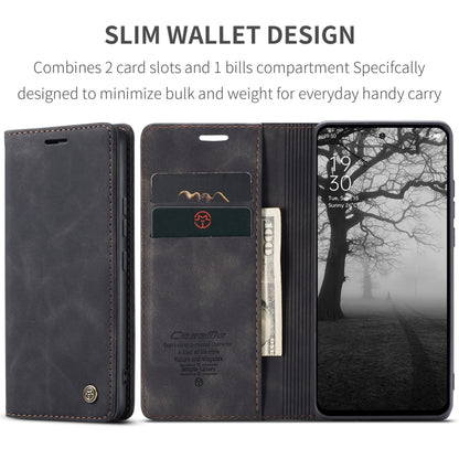 For OPPO Reno12 F /12 FS 5G CaseMe 013 Multifunctional Horizontal Flip Leather Phone Case(Black) - Reno12 F Cases by CaseMe | Online Shopping South Africa | PMC Jewellery | Buy Now Pay Later Mobicred