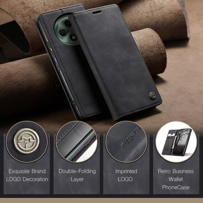 For OPPO Reno12 F /12 FS 5G CaseMe 013 Multifunctional Horizontal Flip Leather Phone Case(Black) - Reno12 F Cases by CaseMe | Online Shopping South Africa | PMC Jewellery | Buy Now Pay Later Mobicred