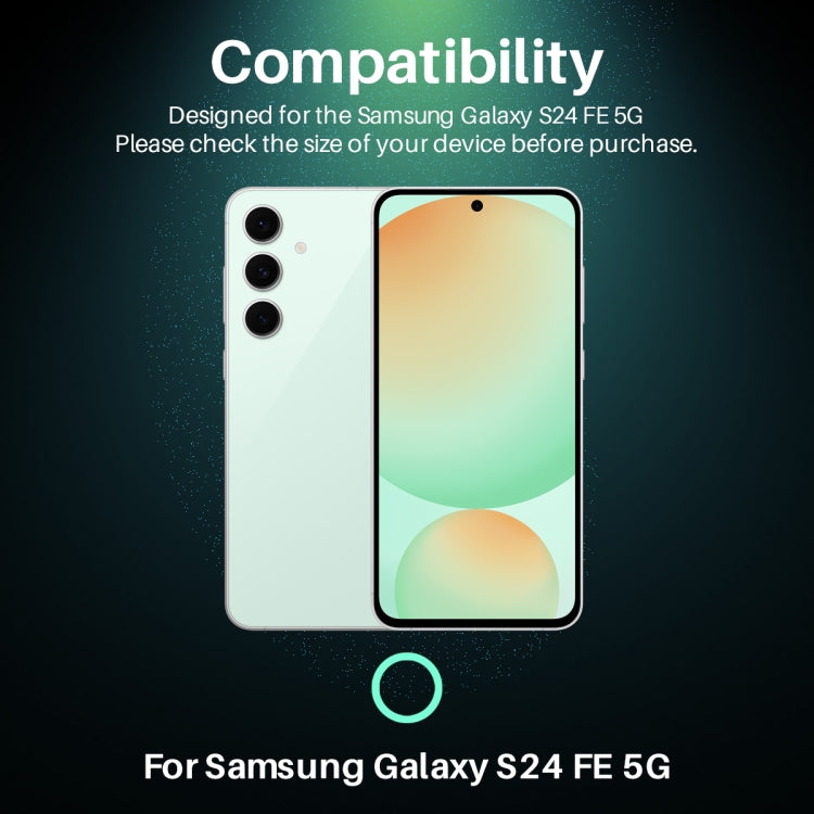 For Samsung Galaxy S24 FE 5G NORTHJO Camera Lens Protector CD Metal Ring Tempered Glass Film(Green) - Galaxy S24 FE 5G Tempered Glass by NORTHJO | Online Shopping South Africa | PMC Jewellery | Buy Now Pay Later Mobicred