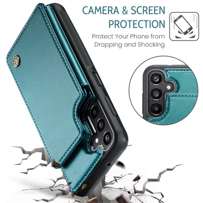 For Samsung Galaxy A16 5G CaseMe C22 Card Slots Holder RFID Anti-theft Phone Case(Green) - Galaxy Phone Cases by CaseMe | Online Shopping South Africa | PMC Jewellery | Buy Now Pay Later Mobicred