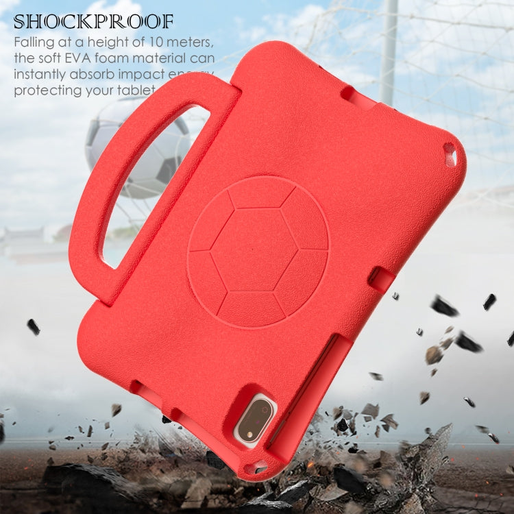 For Honor Pad V7 10.4 2024 Handle Football Shaped EVA Shockproof Tablet Case(Red) - Honor by PMC TechLife | Online Shopping South Africa | PMC TechLife | Buy Now Pay Later Mobicred