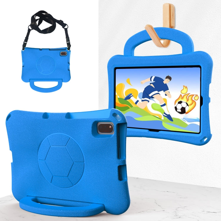 For Honor Pad V6 10.4 2024 Handle Football Shaped EVA Shockproof Tablet Case(Blue) - Honor by PMC TechLife | Online Shopping South Africa | PMC TechLife | Buy Now Pay Later Mobicred
