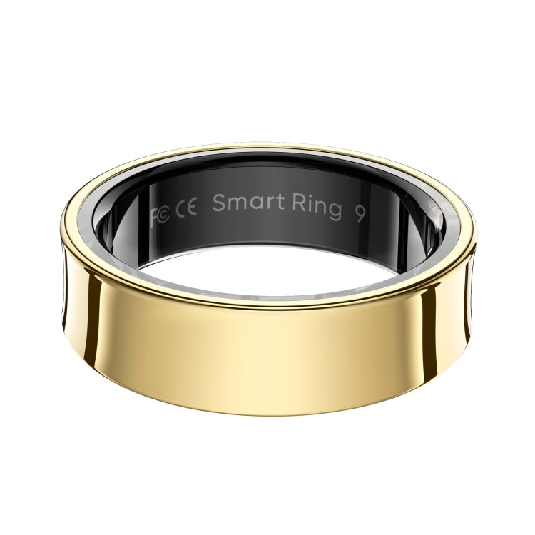 R09 SIZE 9 Smart Ring, Support Heart Rate / Blood Oxygen / Sleep Monitoring / Multiple Sports Modes(Gold) - free shipping - PMC TechLife - Order now!