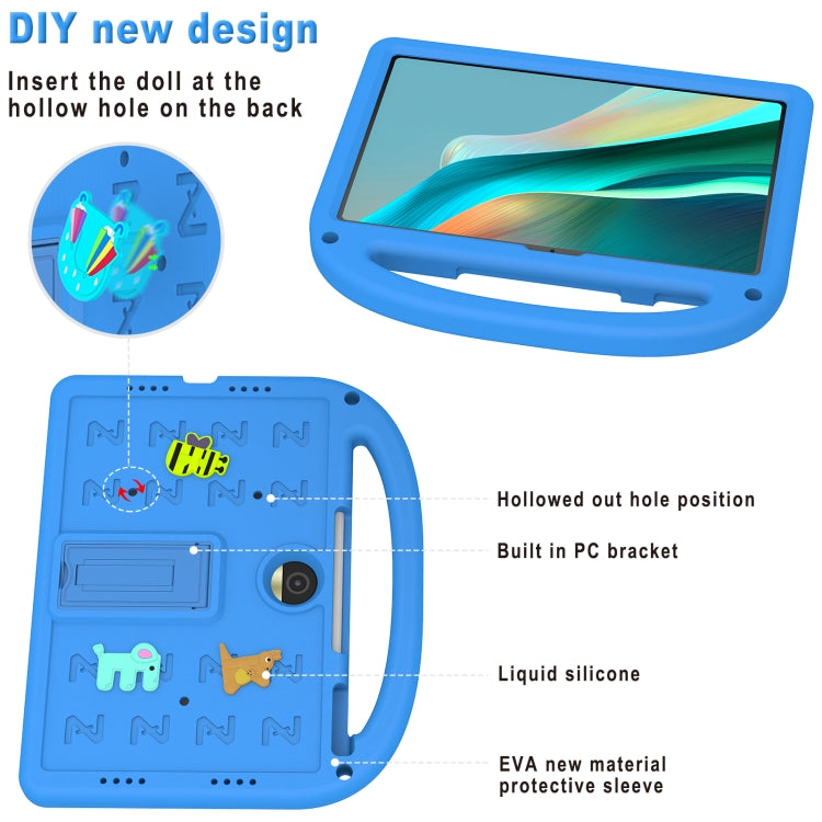 For Honor Pad 9 12.1 Cartoon Sparrow EVA Shockproof Tablet Case(Blue) - Honor by PMC TechLife | Online Shopping South Africa | PMC TechLife | Buy Now Pay Later Mobicred