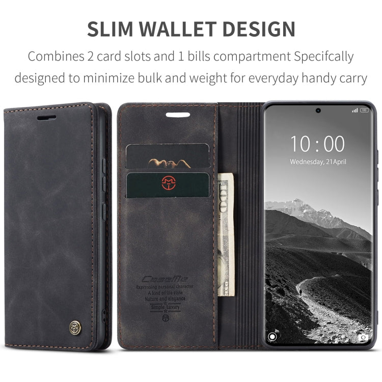 For Redmi Note 14 Pro 5G CaseMe 013 Multifunctional Horizontal Flip Leather Phone Case(Black) - Note 14 Pro Cases by CaseMe | Online Shopping South Africa | PMC Jewellery | Buy Now Pay Later Mobicred