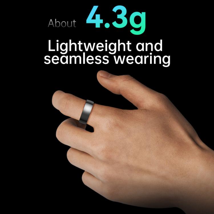 R1000 SIZE 8 Smart Ring, Support Heart Rate / Blood Oxygen / Sleep / Multiple Sports Modes(Black) - free shipping - PMC TechLife - Order now!