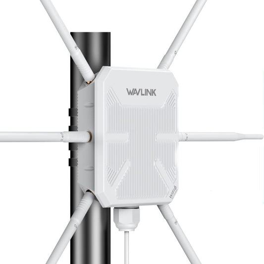 WAVLINK WN588HX3 AX3000 Outdoor WiFi Extender with 6 Antennas Dual Band WiFi Repeater, Plug:EU Plug - Wireless Routers by WAVLINK | Online Shopping South Africa | PMC Jewellery | Buy Now Pay Later Mobicred