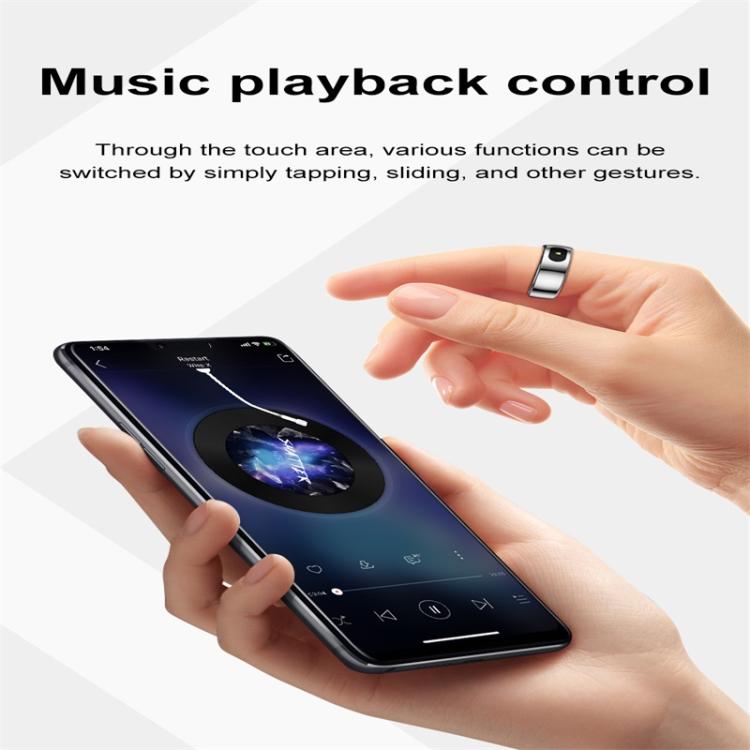 R08 SIZE 7 Smart Ring, Support Heart Rate / Blood Oxygen / Sleep / Multiple Sports Modes(Silver) - free shipping - PMC TechLife - Order now!