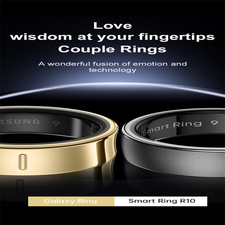 R10 SIZE 12 Smart Ring, Support Heart Rate / Blood Oxygen / Sleep / Multiple Sports Modes(Rose Gold) - free shipping - PMC TechLife - Order now!