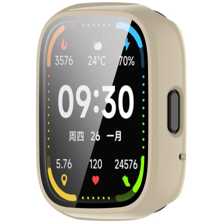 For Lexin Watch 3 Tempered Film Integrated PC Watch Protective Case(Ivory White) - Watch Case by PMC TechLife | Online Shopping South Africa | PMC TechLife | Buy Now Pay Later Mobicred