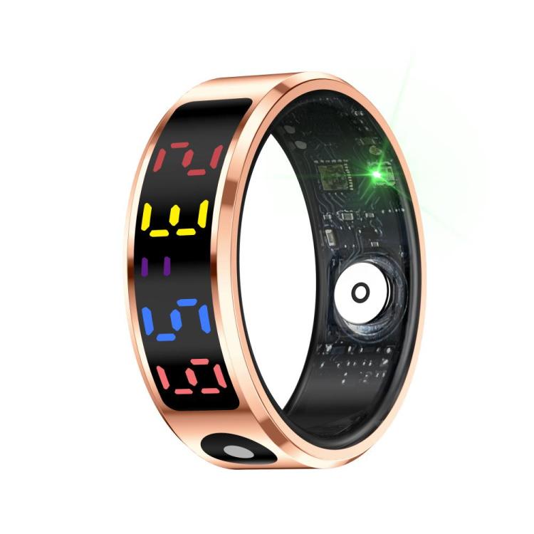 R12 SIZE 9 Smart Ring, Support Heart Rate / Blood Oxygen / Sleep / Multiple Sports Modes(Gold) - free shipping - PMC TechLife - Order now!
