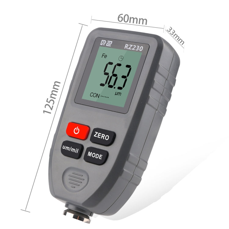 RZ230 Other measuring instruments 0~1300μm Convenient / Measure / Pro - Coating Thickness Gauge by PMC Jewellery | Online Shopping South Africa | PMC Jewellery | Buy Now Pay Later Mobicred