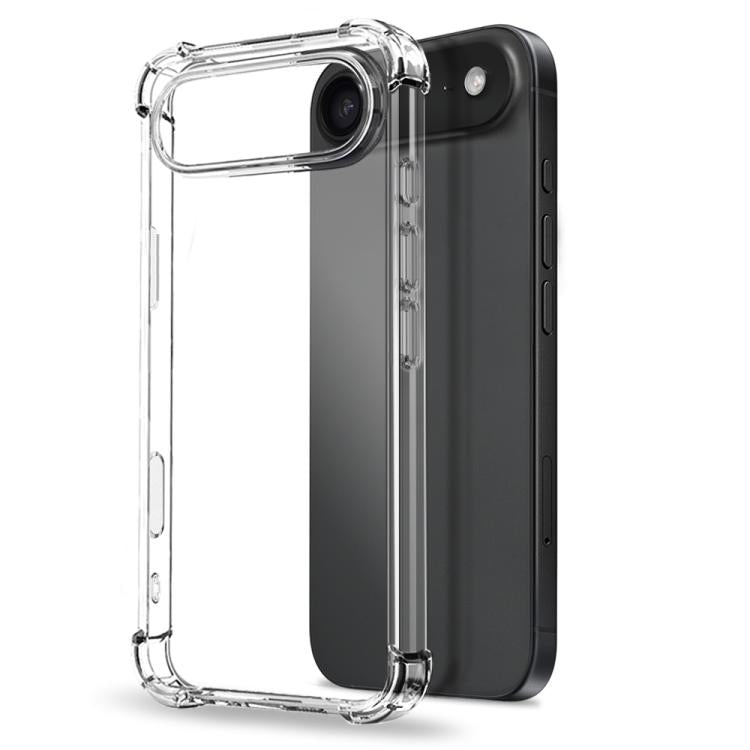 For iPhone 17 Air NORTHJO 2 in 1 TPU Airbag Shockproof Phone Case with Screen Film(Clear) - free shipping - PMC TechLife - Order now!