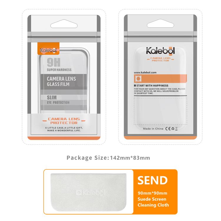 For iPhone 17 Air Kalebol Individual Camera Lens Diamond Ring Protector(Black) - iPhone 17 Air Tempered Glass by Kalebol | Online Shopping South Africa | PMC TechLife | Buy Now Pay Later Mobicred