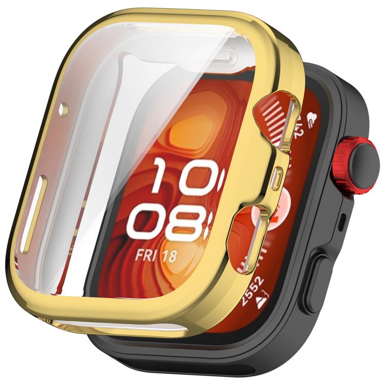 For Huawei Watch Fit 4 Electroplated TPU Full Coverage Watch Protective Case(Gold) - free shipping - PMC TechLife - Order now!