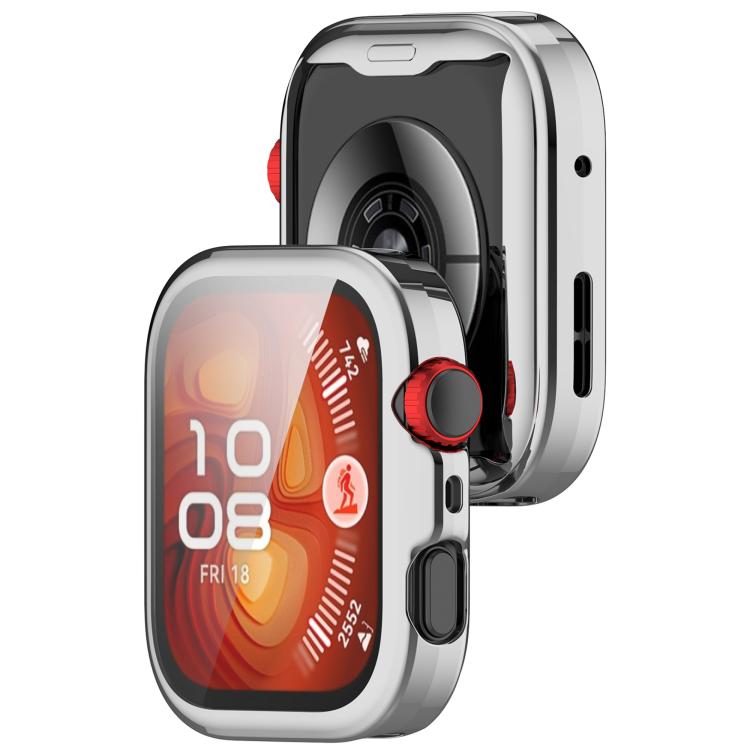 For Huawei Watch Fit 4 Pro Electroplated TPU Full Coverage Watch Protective Case(Silver) - free shipping - PMC TechLife - Order now!