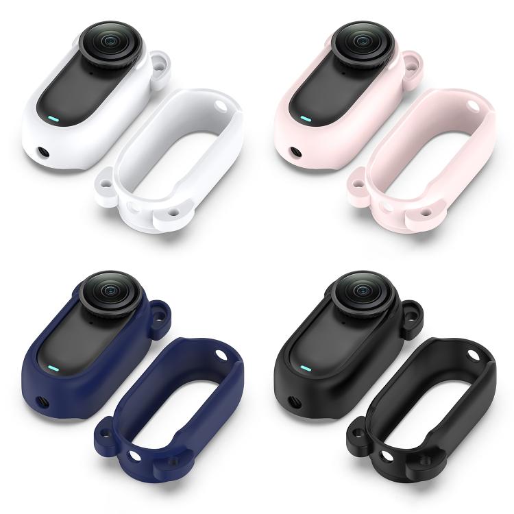 For Insta 360 Go 3S / Go 3  Solid Color Silicone Protective Case(Light Pink) - free shipping - PMC TechLife - Order now!