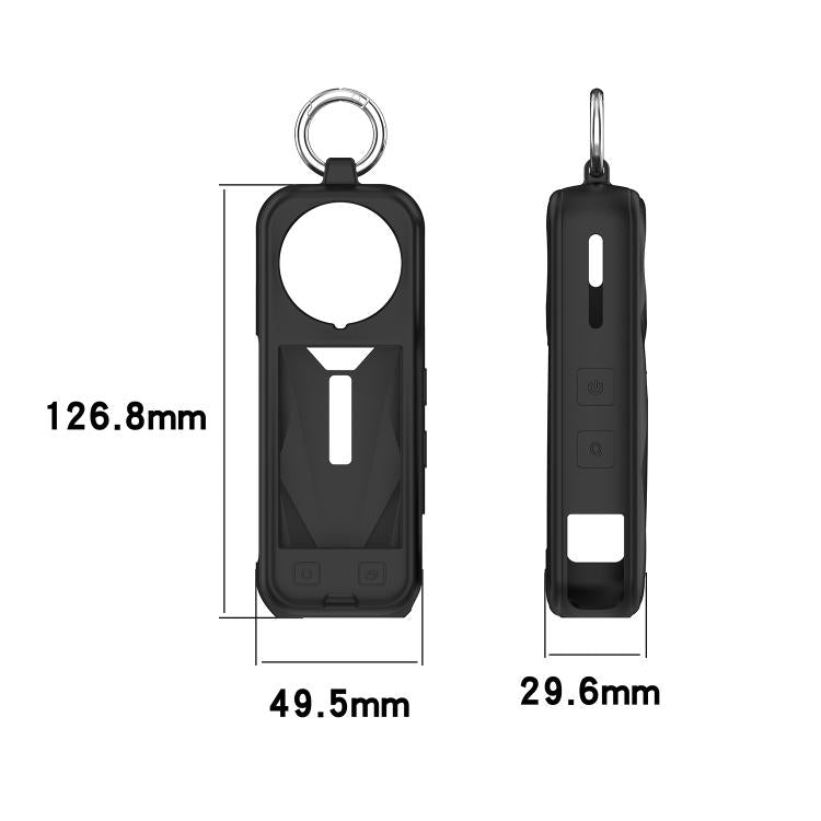 For Insta360 X5 Silicone Protective Case(Black) - free shipping - PMC TechLife - Order now!