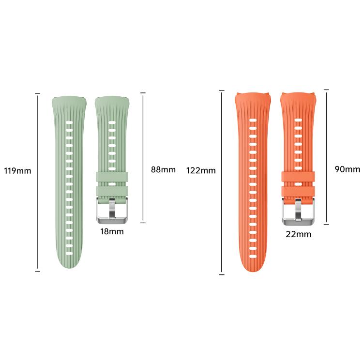For Huawei Watch 5 46mm Vertical Silicone Watch Band(White) - free shipping - PMC TechLife - Order now!
