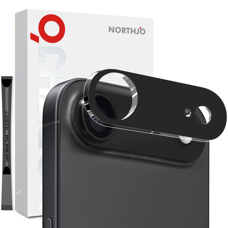 For iPhone 17 Air NORTHJO Camera Lens Protector 3D HD Tempered Glass Film(Black) - iPhone 17 Air Cases by NORTHJO | Online Shopping South Africa | PMC TechLife | Buy Now Pay Later Mobicred
