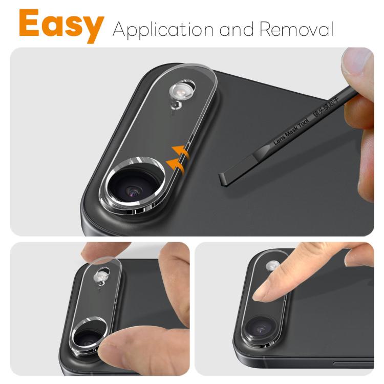 For iPhone 17 Air 2pcs NORTHJO Camera Lens Protector 3D HD Tempered Glass Film(Clear) - iPhone 17 Air Tempered Glass by NORTHJO | Online Shopping South Africa | PMC TechLife | Buy Now Pay Later Mobicred