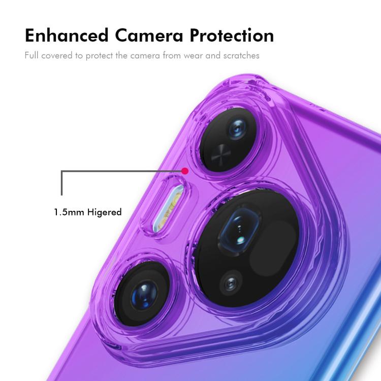 For Huawei Pura 80 Pro / 80 Pro+ ENKAY Hat-Prince Gradient Airbag TPU Phone Case(Purple Gold) - free shipping - PMC TechLife - Order now!