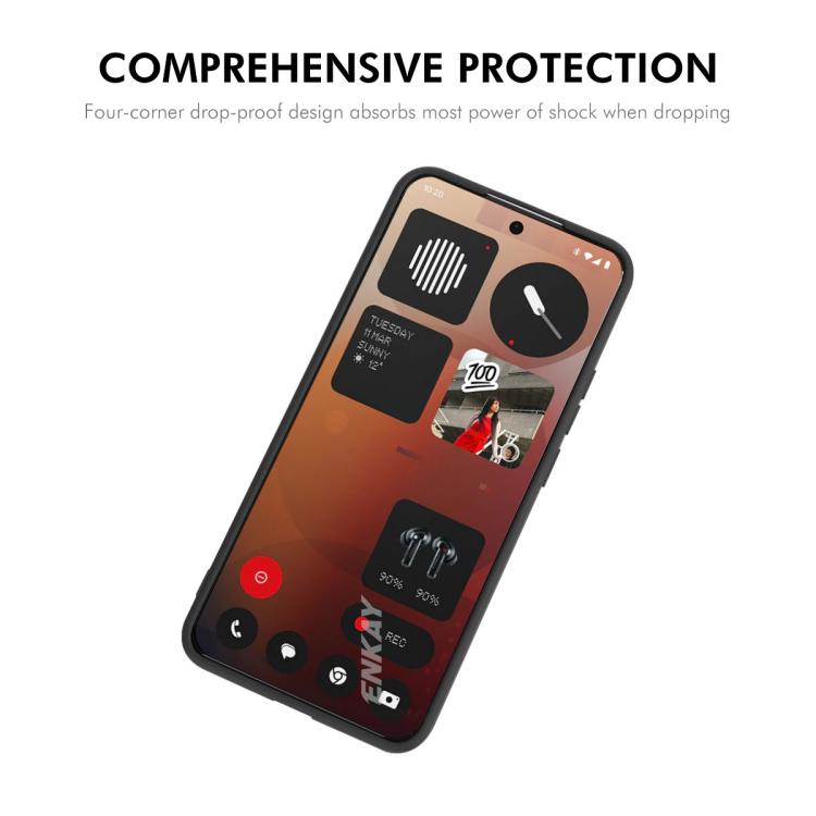 For Nothing Phone 3 ENKAY Liquid Silicone Soft Shockproof Phone Case(Light Green) - free shipping - PMC TechLife - Order now!
