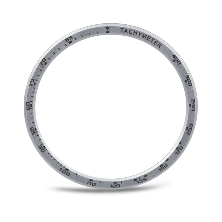 For Samsung Galaxy Watch8 40mm Speed Bezel and Solid Color Stitched Silicone Watch Band(Pink Silver) - free shipping - PMC TechLife - Order now!