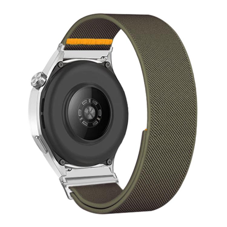 18mm Adjustable Single Loop Elastic Nylon Watch Band(Army Green) - free shipping - PMC TechLife - Order now!