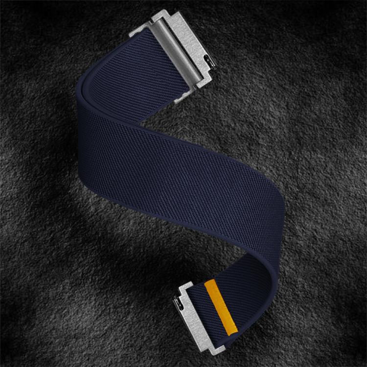 20mm Adjustable Single Loop Elastic Nylon Watch Band(Dark Blue) - free shipping - PMC TechLife - Order now!