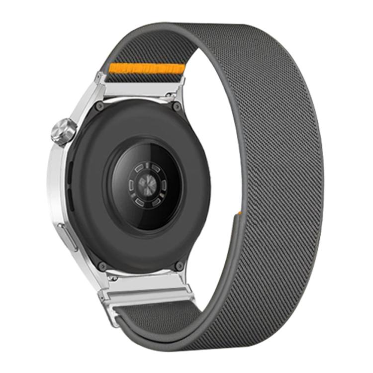 22mm Adjustable Single Loop Elastic Nylon Watch Band(Gray) - free shipping - PMC TechLife - Order now!