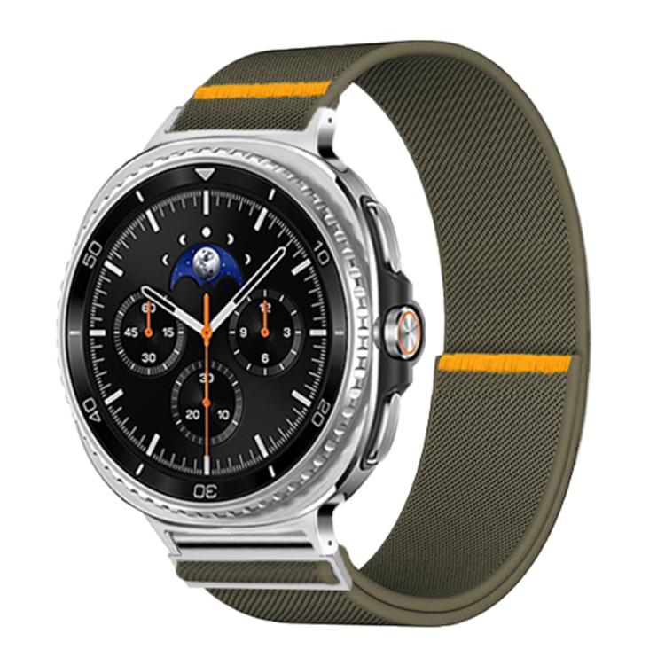 For Samsung Galaxy Watch8 / Watch8 Classic Adjustable Single Loop Elastic Nylon Watch Band(Army Green) - free shipping - PMC TechLife - Order now!