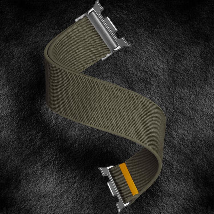 For Samsung Galaxy Watch8 / Watch8 Classic Adjustable Single Loop Elastic Nylon Watch Band(Army Green) - free shipping - PMC TechLife - Order now!
