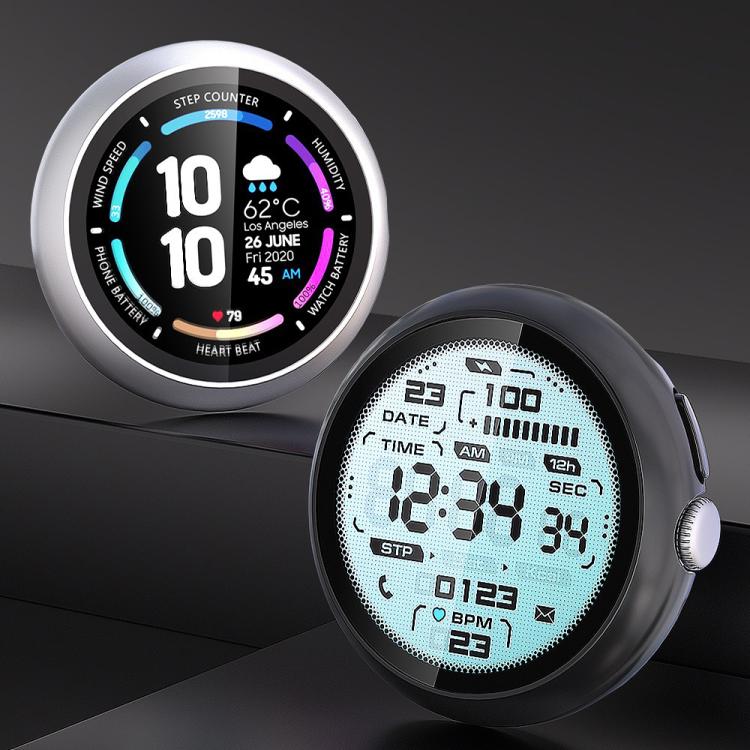 For Google Pixel Watch4 41mm Tempered Film Integrated PC Watch Protective Cover(Starlight) - free shipping - PMC TechLife - Order now!