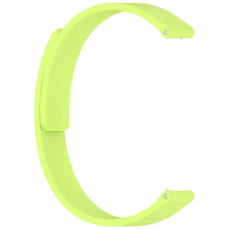 12mm Striped Soft Magnetic Silicone Watch Band(Green) - free shipping - PMC TechLife - Order now!