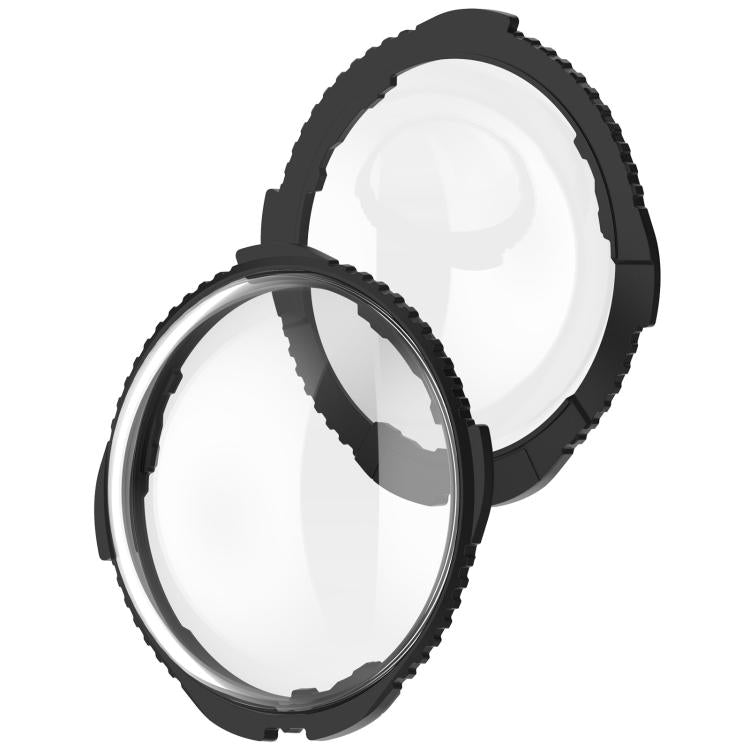 For Insta360 X5 Rotating Optical Tempered Glass Lens Guard Protective Cover(Black) - free shipping - PMC TechLife - Order now!