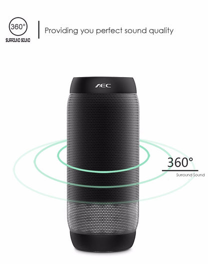 AEC BQ615 PRO Colorful LED Wireless HiFi Stereo Speaker, Combines Bluetooth + TF card player + FM radio + AUX + NFC - Desktop Speaker by AEC | Online Shopping South Africa | PMC Jewellery | Buy Now Pay Later Mobicred