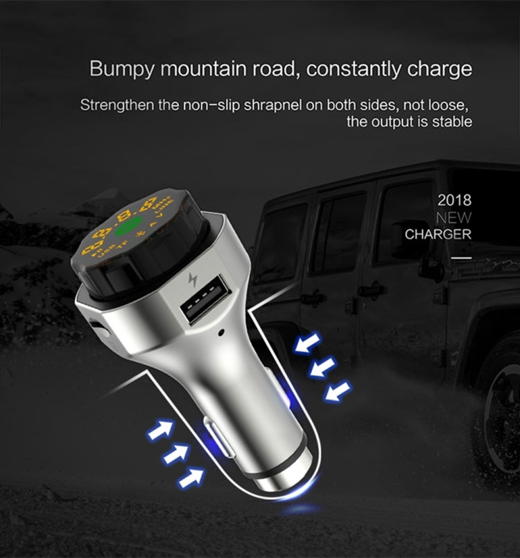 Car MP3 Player Car FM Transmitter Bluetooth 4.2 TF Card/U Disk AUX - Bluetooth Car Kits by PMC Jewellery | Online Shopping South Africa | PMC Jewellery