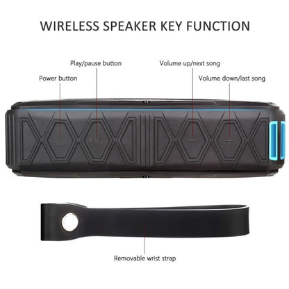 Portable Bluetooth Speaker Super Bass Stereo Wireless Speakers Support IP66 Waterproof Emergency Charging Handsfree TF - Waterproof Speaker by PMC Jewellery | Online Shopping South Africa | PMC Jewellery | Buy Now Pay Later Mobicred