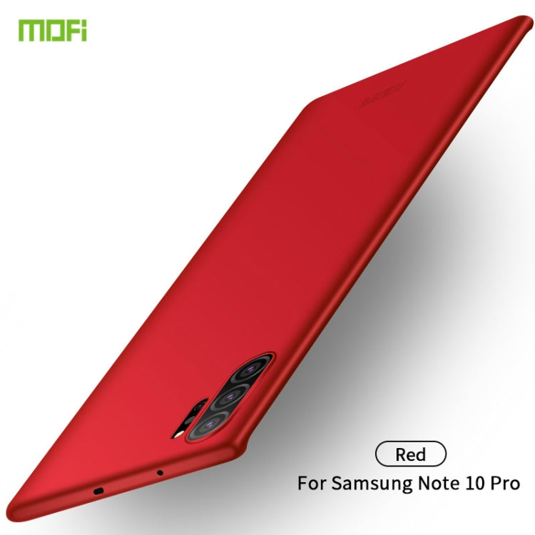 MOFI Frosted PC Ultra-thin Hard Case for Galaxy Note10 Pro(Red) - Galaxy Phone Cases by MOFI | Online Shopping South Africa | PMC TechLife