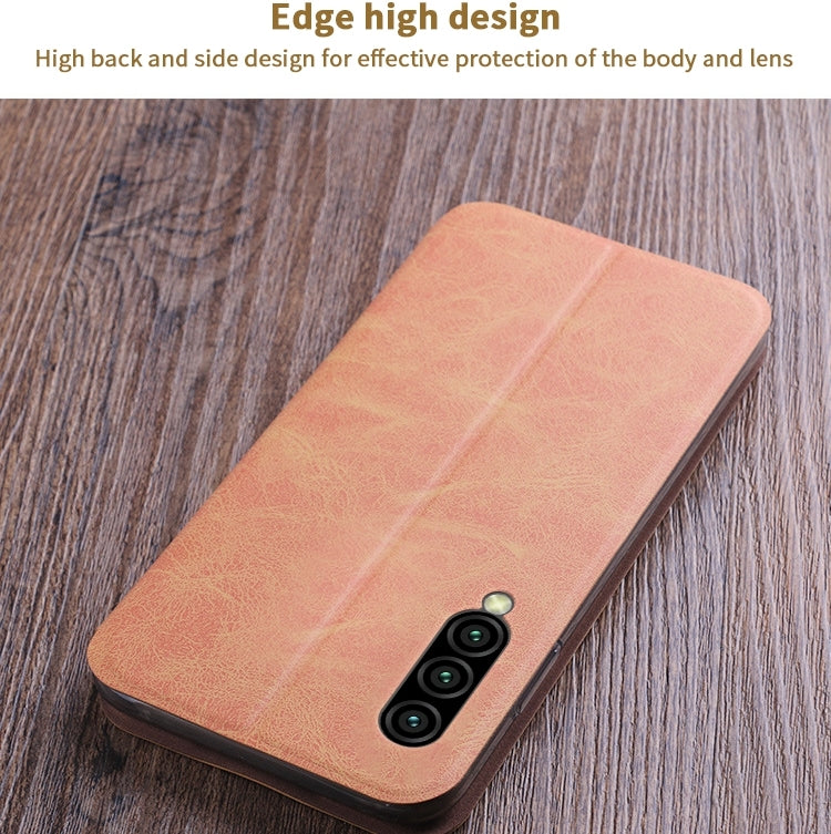 MOFI Crazy Horse Texture Horizontal Flip Protective Leather Case for Xiaomi Mi CC9e / A3(Brown) - Xiaomi Cases by MOFI | Online Shopping South Africa | PMC Jewellery