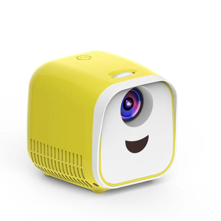 L1 Children Projector Mini LED Portable Home Speaker Projector, US Plug(Yellow) - LED Projector by PMC Jewellery | Online Shopping South Africa | PMC Jewellery | Buy Now Pay Later Mobicred