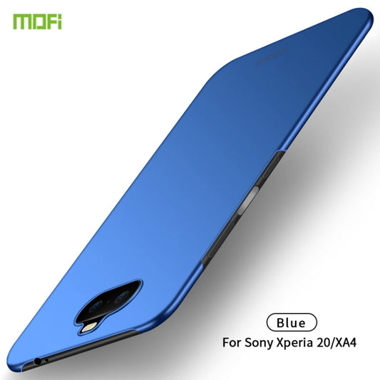 MOFI Frosted PC Ultra-thin Hard Case for Sony Xperia 20 / Xperia XA4(Blue) - Sony Cases by MOFI | Online Shopping South Africa | PMC Jewellery