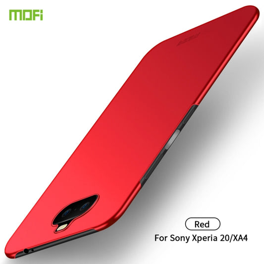 MOFI Frosted PC Ultra-thin Hard Case for Sony Xperia 20 / Xperia XA4(Red) - Sony Cases by MOFI | Online Shopping South Africa | PMC Jewellery