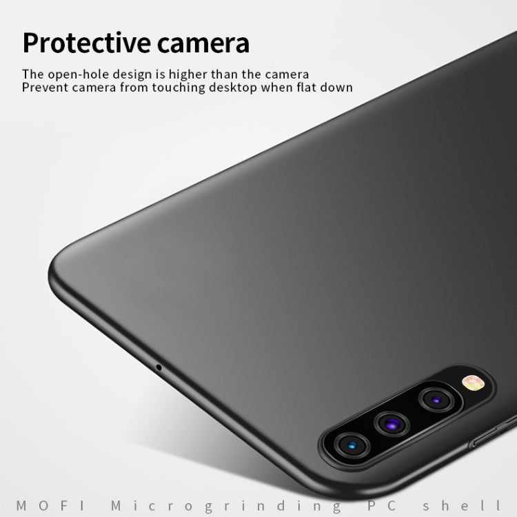For Galaxy A50 MOFI Frosted PC Ultra-thin Hard Case(Gold) - Galaxy Phone Cases by MOFI | Online Shopping South Africa | PMC TechLife