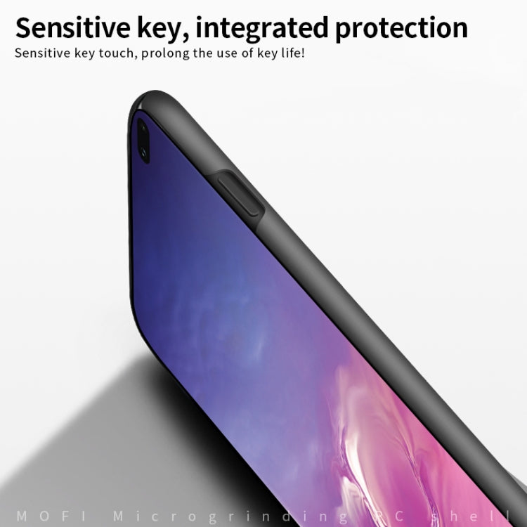 For Galaxy S10 MOFI Frosted PC Ultra-thin Hard Case(Blue) - Galaxy Phone Cases by MOFI | Online Shopping South Africa | PMC TechLife