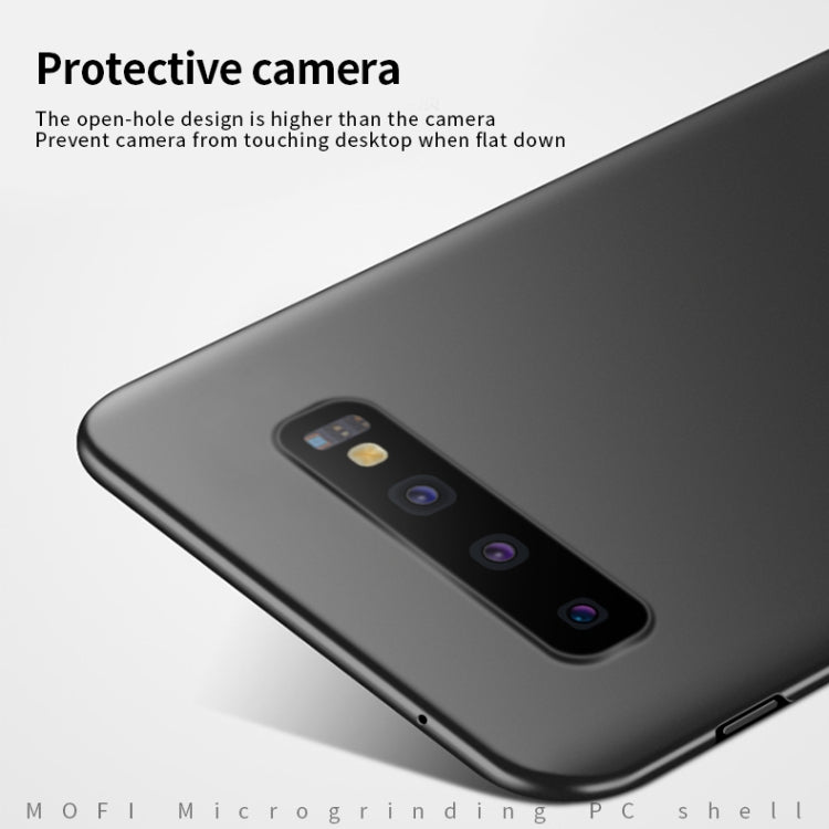 For Galaxy S10 MOFI Frosted PC Ultra-thin Hard Case(Blue) - Galaxy Phone Cases by MOFI | Online Shopping South Africa | PMC TechLife
